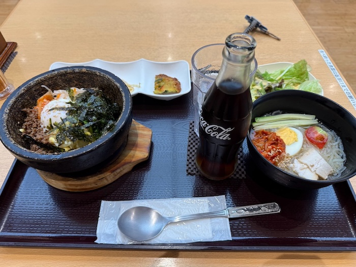 中部国際空港のリラクゼーション施設で提供されたご飯